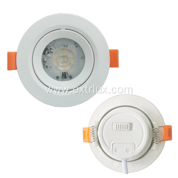 Led Plastic dial rotate Recessed downlight 5W7W 3CCT